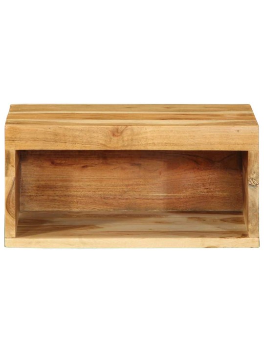 Seinä-tv-kaappi 40x30x19 cm massiivipuu akaasia
