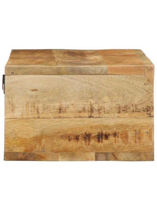 Seinä-tv-kaappi 80x30x19 cm massiivipuuta mango