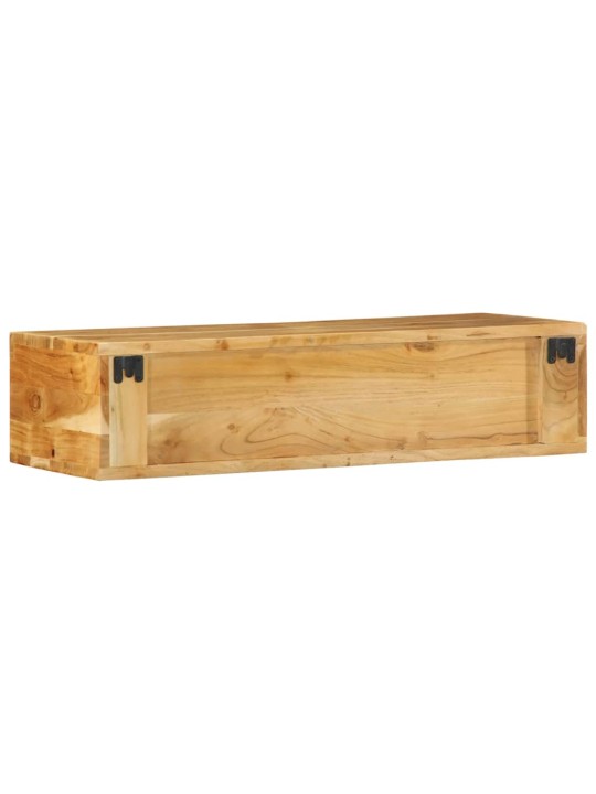 Seinälle asennettava tv-kaappi 80x30x19 cm massiivipuu akaasia