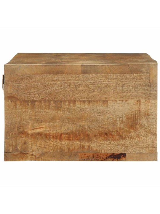 Seinä-tv-kaappi 100x30x19 cm massiivipuuta mango