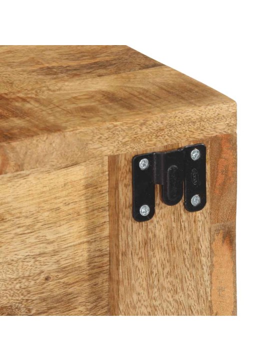 Seinä-tv-kaappi 100x30x19 cm massiivipuuta mango