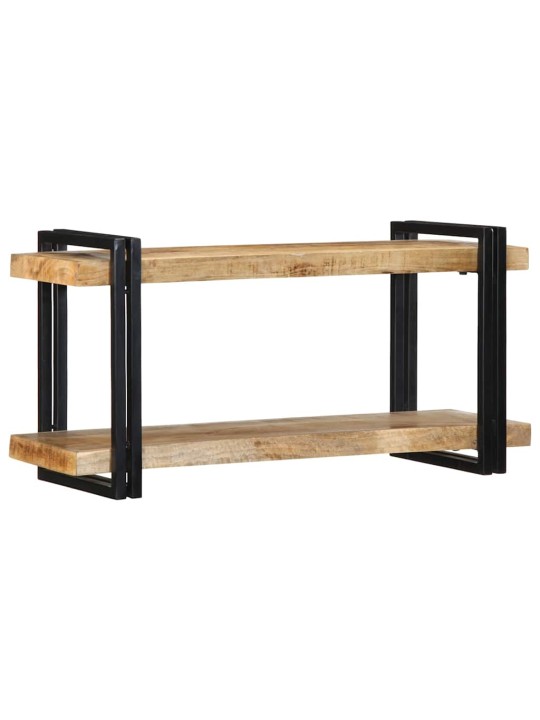 Seinähylly 90x33x45 cm massiivipuuta mango