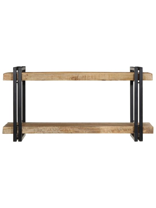 Seinähylly 90x33x45 cm massiivipuuta mango