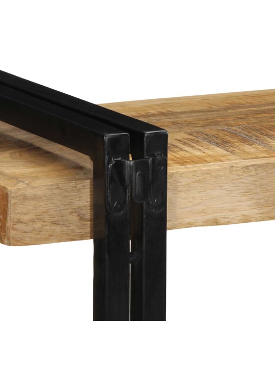 Seinähylly 90x33x45 cm massiivipuuta mango