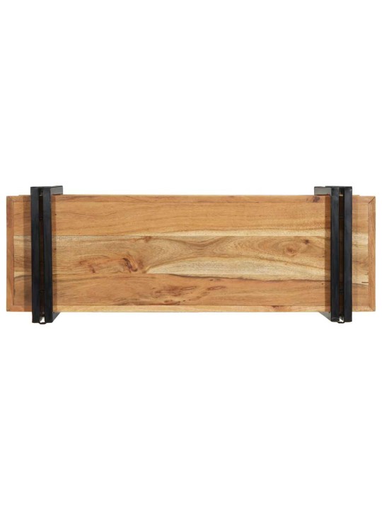 Seinähylly 90x33x45 cm massiivipuu akaasia