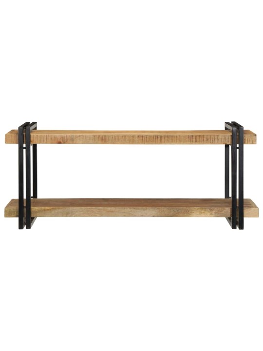 Seinähylly 110x33x45 cm massiivipuuta mango