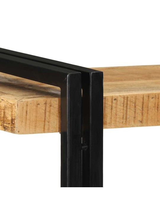 Seinähylly 110x33x45 cm massiivipuuta mango