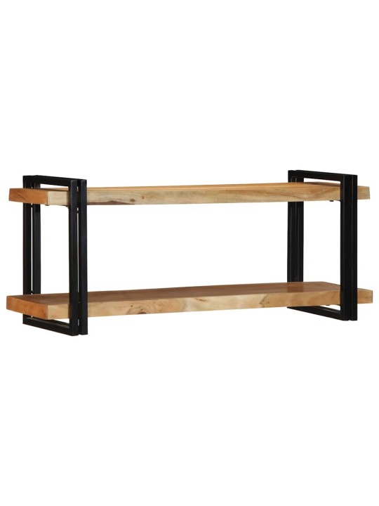 Seinähylly 110x33x45 cm massiivipuu akaasia