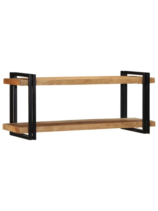 Seinähylly 110x33x45 cm massiivipuu akaasia