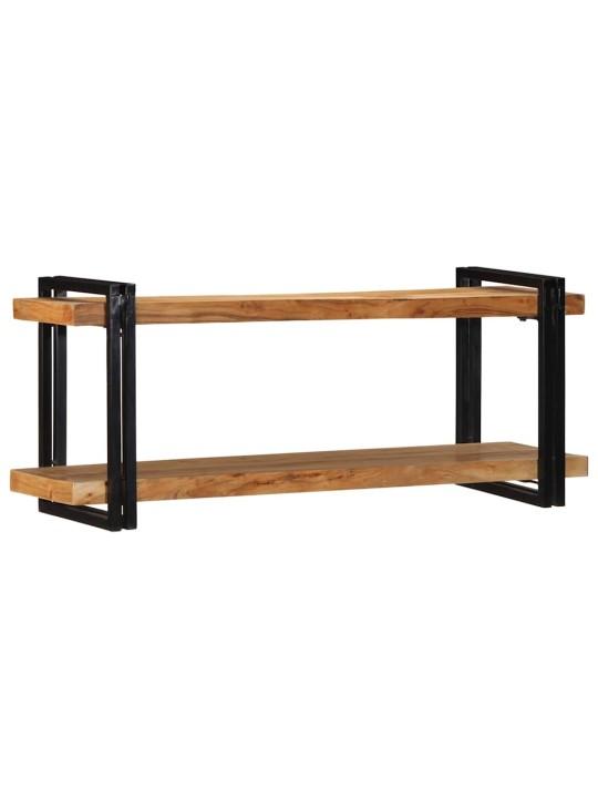 Seinähylly 110x33x45 cm massiivipuu akaasia