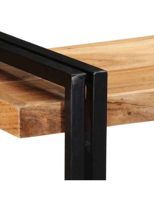Seinähylly 110x33x45 cm massiivipuu akaasia
