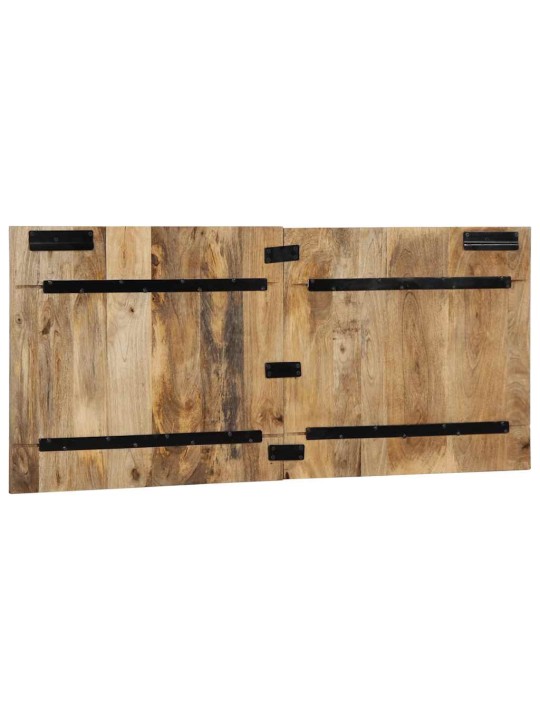 Sängynpääty 120 cm massiivipuuta mango