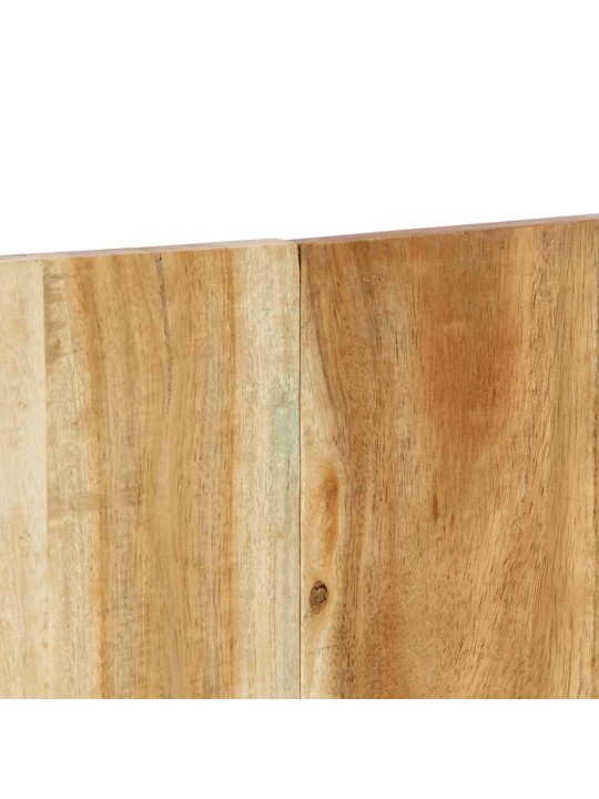 Sängynpääty 120 cm massiivipuu akaasia