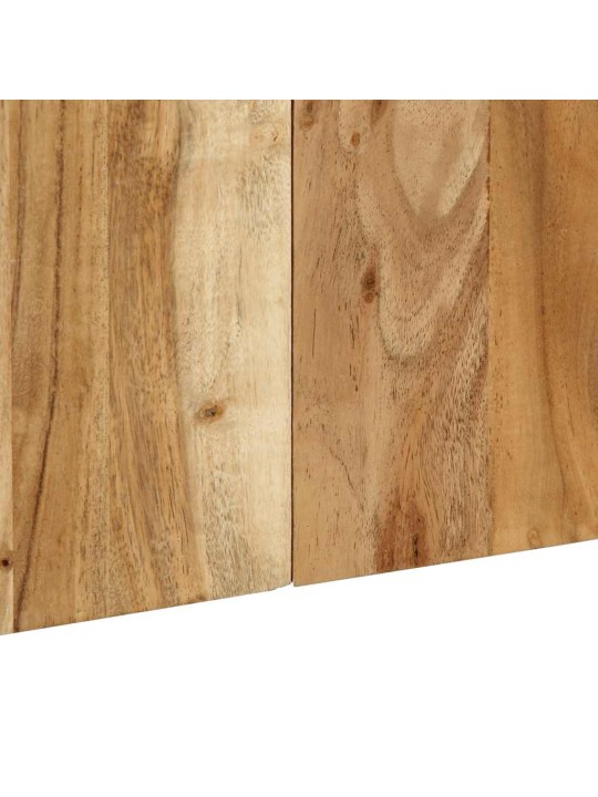 Sängynpääty 120 cm massiivipuu akaasia