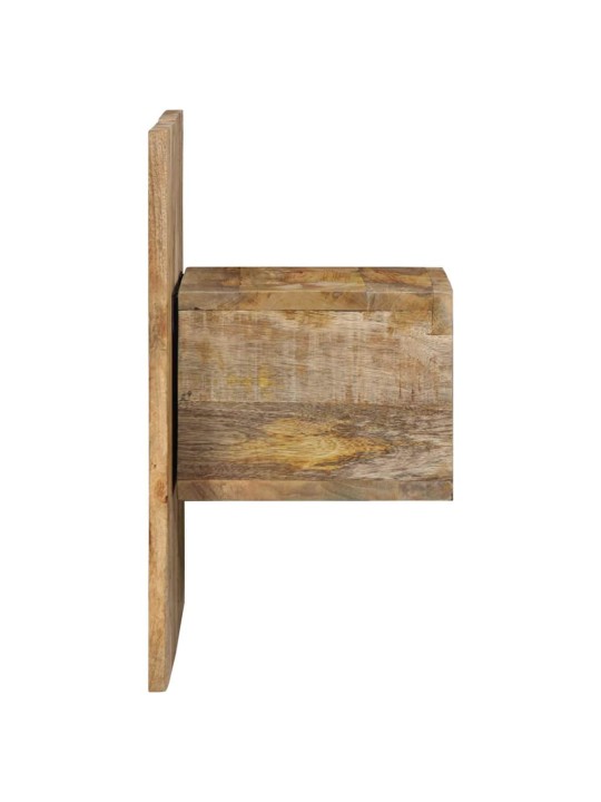Yöpöytäkaappi 50x27x50 cm massiivipuuta mango