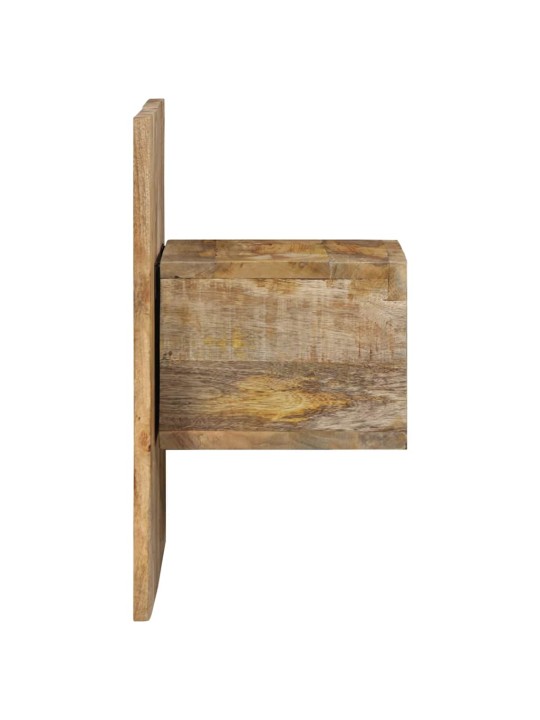 Yöpöytäkaappi 50x27x50 cm massiivipuuta mango