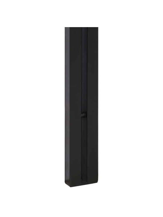 Sängynpääty 120 cm täysi akasiapuu ja rauta