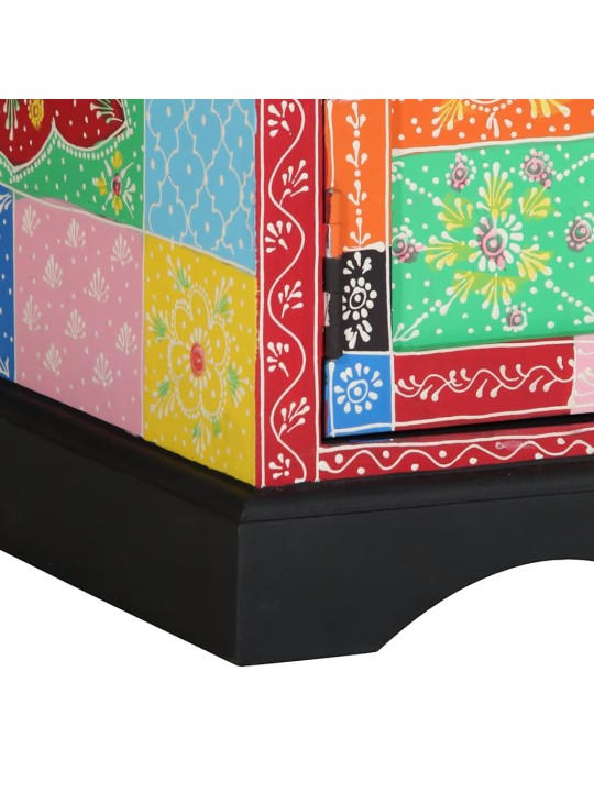 Sohvapöytä monivärinen 90x50x40 cm massiivipuu mango