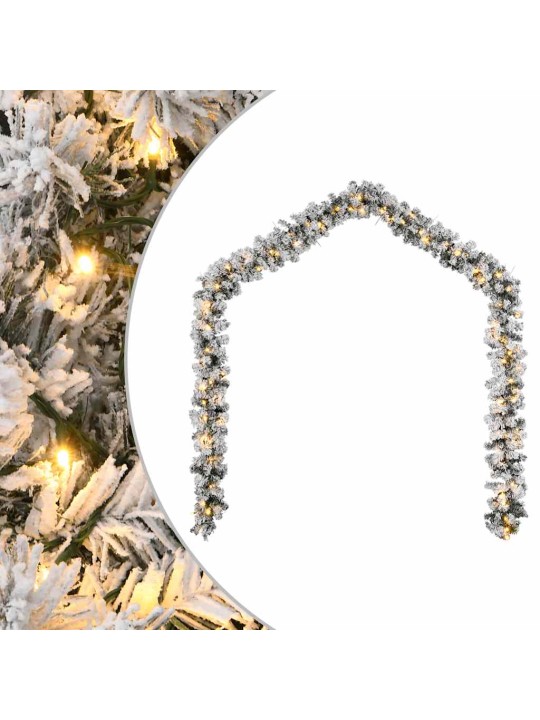 Jouluseppele led-valoilla vihreä 10 m pvc