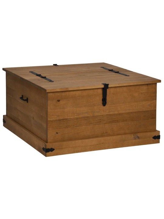 Säilytysarkku halden 91x91x47 cm massiivipuumänty
