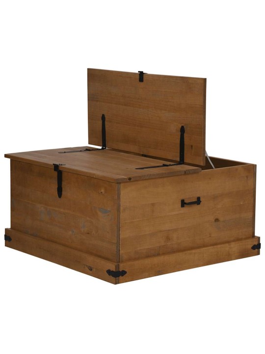 Säilytysarkku halden 91x91x47 cm massiivipuumänty