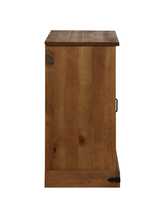 Senkki halden liukuovella 80x40x80 cm massiivipuuta