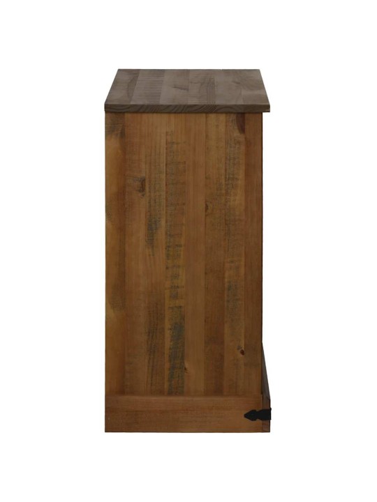 Senkki halden liukuovella 80x40x80 cm massiivipuuta