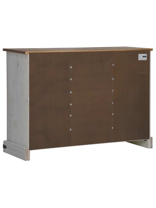 Senkki halden 2 liukuovet valkoinen 112x40x80 cm massiivipuu