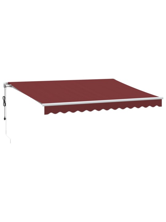 Automaattimarkiisi viininpunainen 350x250 cm