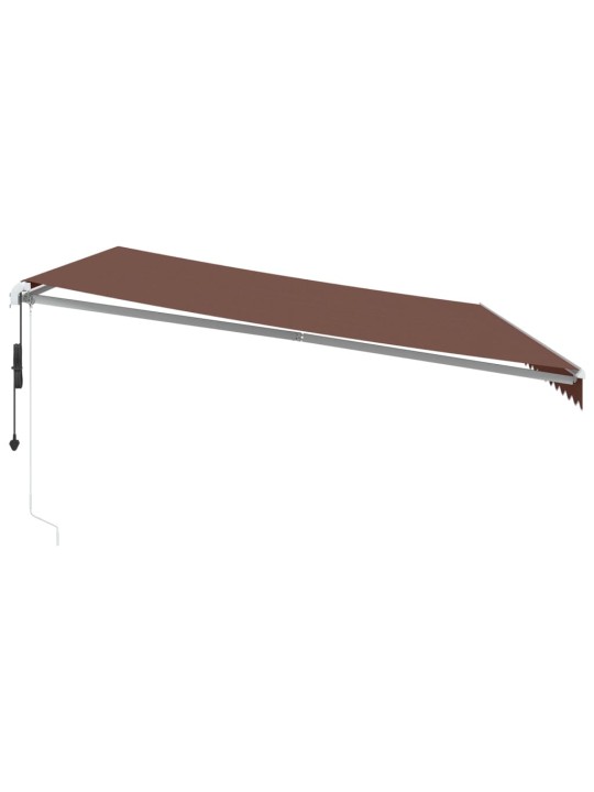 Automaattimarkiisi ruskea 500x300 cm