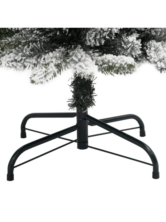 Tekojoulukuusi lumihuurteella 150 cm pvc ja pe