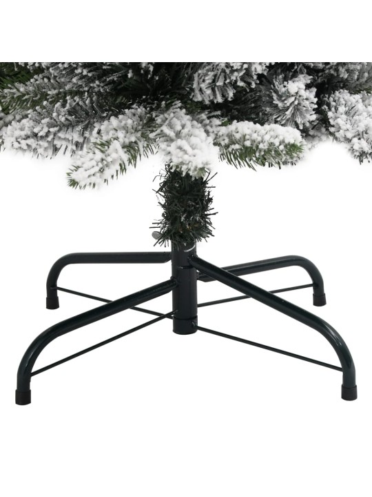 Tekojoulukuusi lumihuurteella 240 cm pvc ja pe