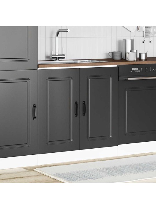 Altaan pohjakaappi kalmar musta 80x46x81,5 cm tekninen puu