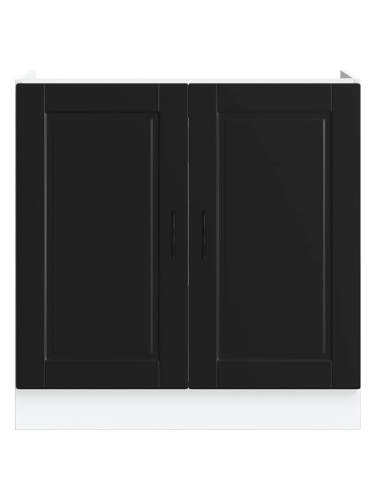 Altaan pohjakaappi "porto" musta 80x46x81,5 cm tekninen puu