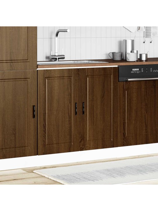 Altaan pohjakaappi porto ruskea tammi 80x46x81,5cm tekninen puu
