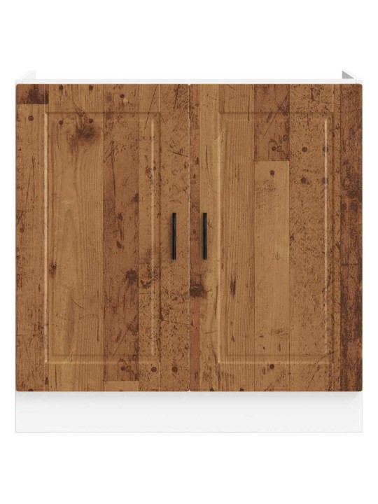 Altaan pohjakaappi porto vanha puu 80x46x81,5 cm tekninen puu
