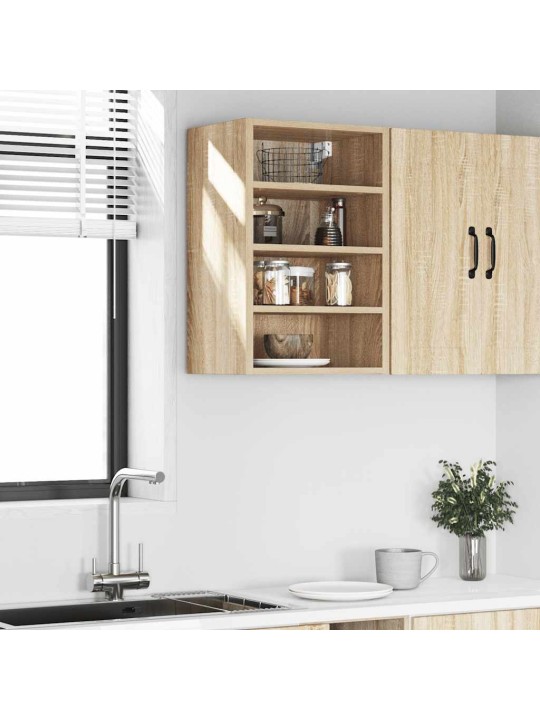 Seinäkaappi "riga" sonoma tammi 40x29,5x60 cm lastulevy