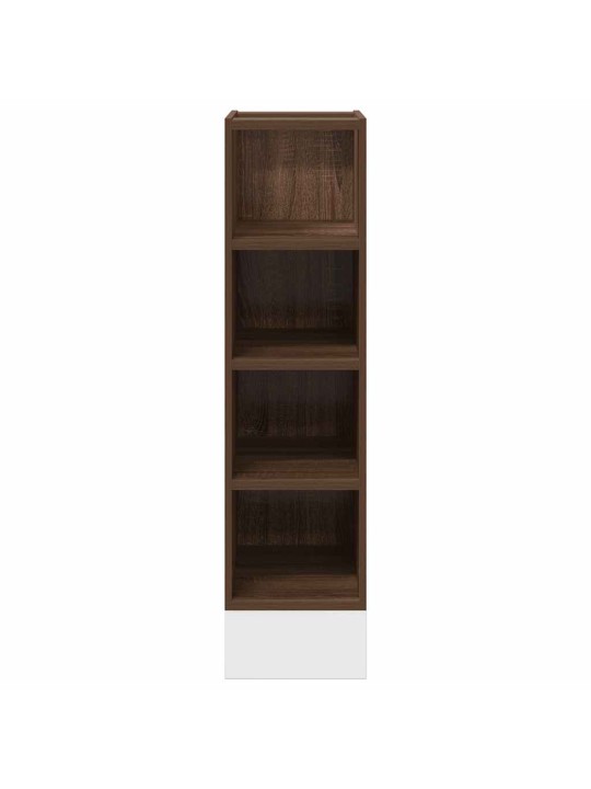 Alakaappi "riga" ruskea tammi 20x44,5x81,5 cm teknillinen puu