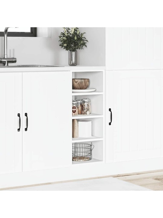Alakaappi "riga" valkoinen 30x44,5x81,5 cm engineered wood