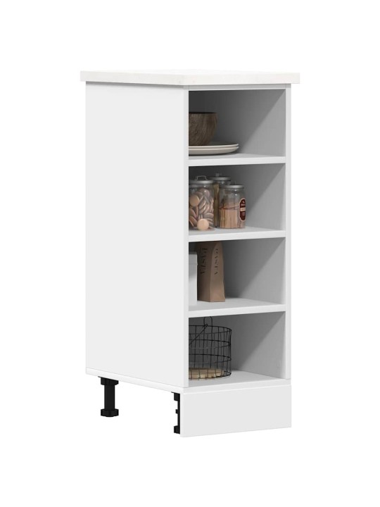 Alakaappi "riga" valkoinen 30x44,5x81,5 cm engineered wood