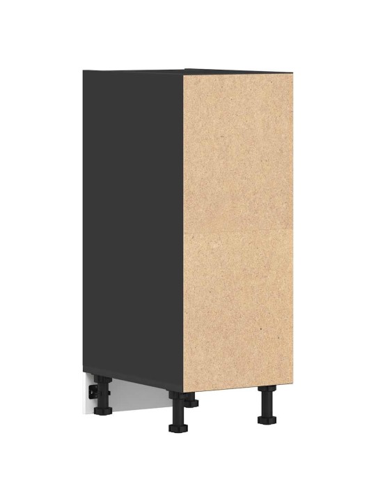 Alakaappi "riga" musta 30x44,5x81,5 cm engineered wood