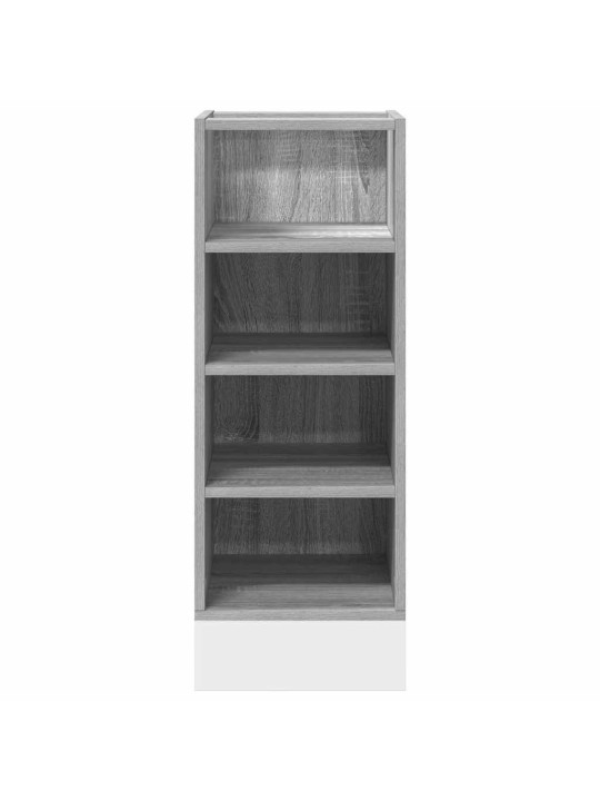 Alakaappi "riga" harmaa sonoma 30x44,5x81,5 cm engineered wood