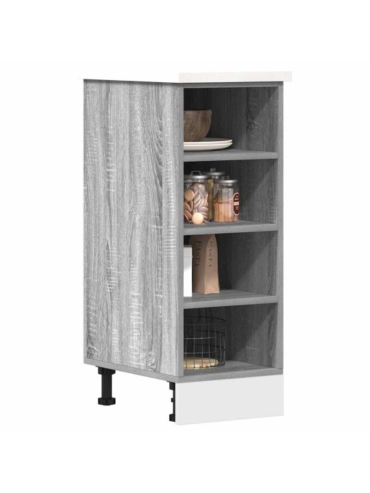 Alakaappi "riga" harmaa sonoma 30x44,5x81,5 cm engineered wood