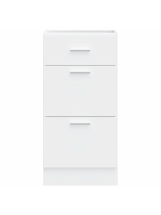 Alakaappi "lyon" valkoinen 40x46x81,5 cm engineered wood