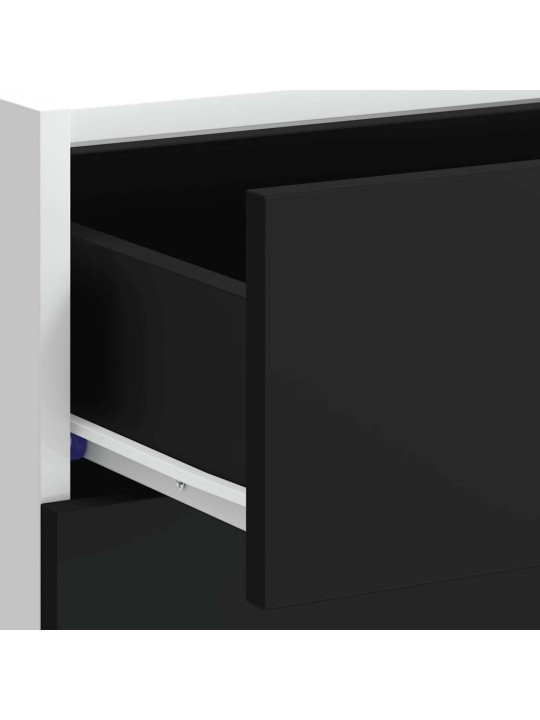 Alakaappi "lyon" musta 40x46x81,5 cm engineered wood