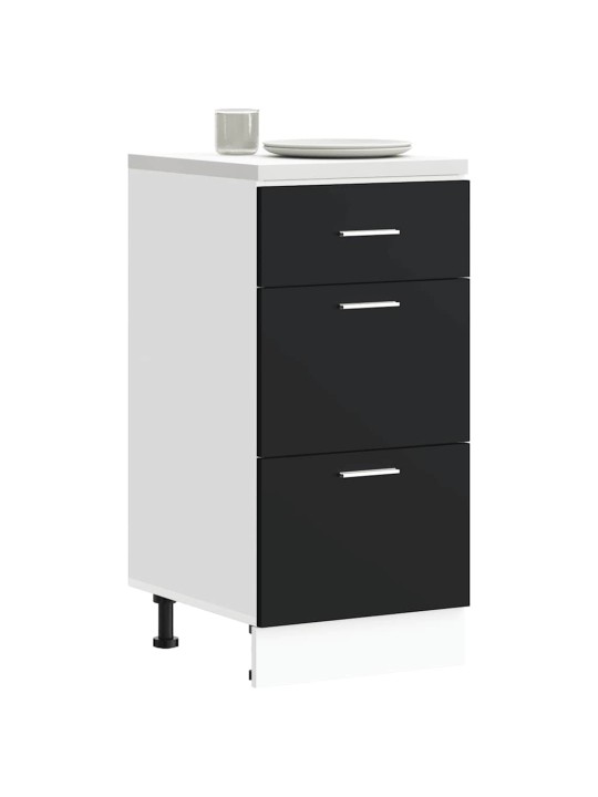 Alakaappi "lyon" musta 40x46x81,5 cm engineered wood