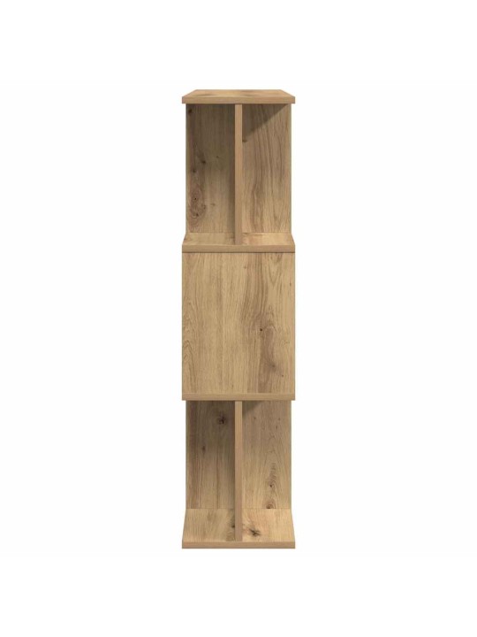 Kirjakaappi artesaani tammi 80x24x96 cm tekninen puu