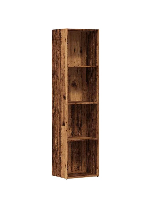 Kirjakaappi old wood 36x30x143 cm engineered wood