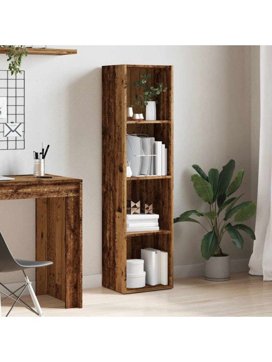 Kirjakaappi old wood 36x30x143 cm engineered wood