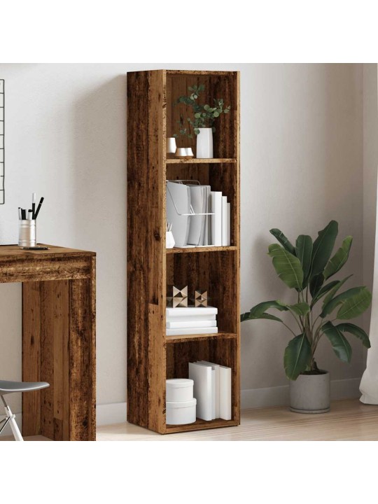 Kirjakaappi old wood 36x30x143 cm engineered wood